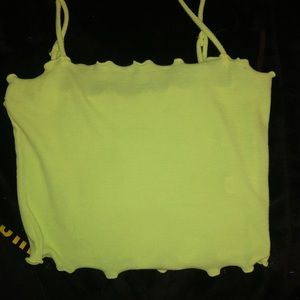 Lettuce trip crop top